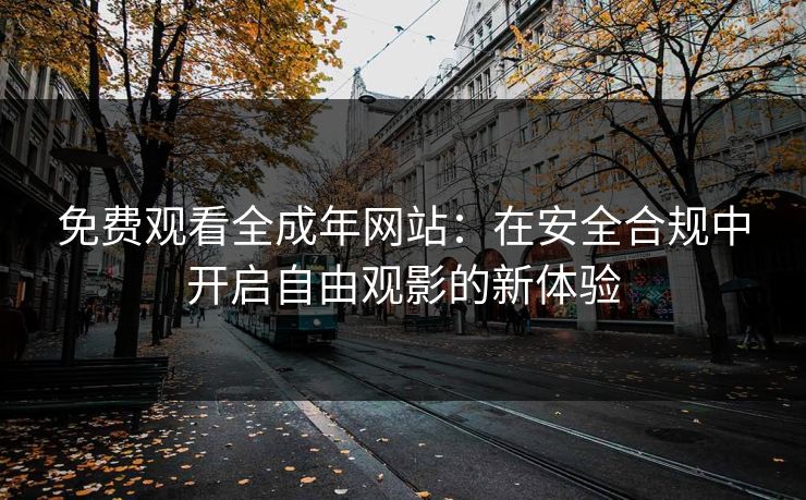 免费观看全成年网站：在安全合规中开启自由观影的新体验